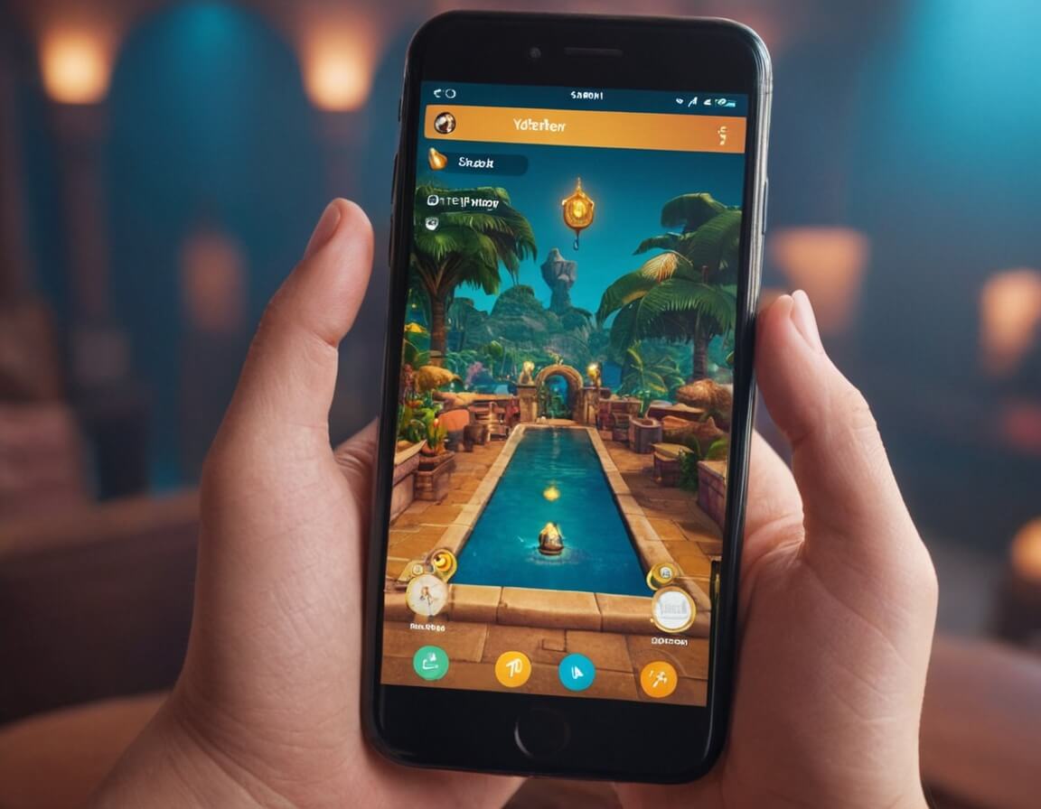 Icon showing cricket-themed gaming software for Indian users